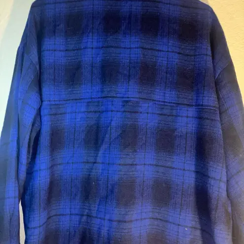 VICI  Blue Plaid Long Sleeve Shirt size x small