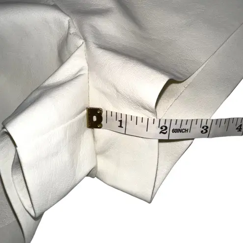 n:philanthropy NWT Maura Vegan Leather Short in Bone LARGE