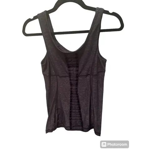 Lululemon  Run Free Tank Black Swan Size 4