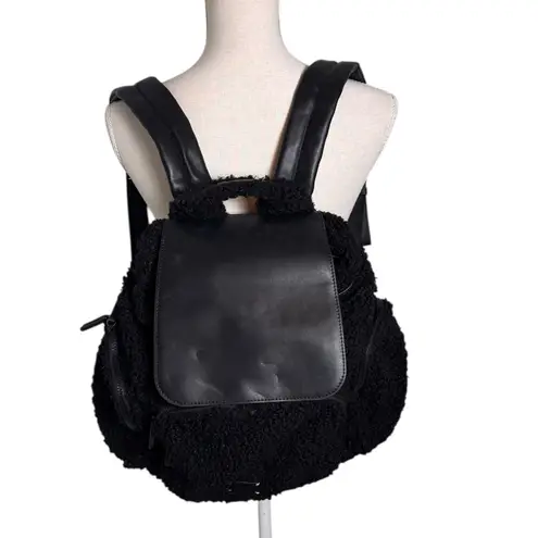 Caraa x Free People Sherpa Small Cirrus Backpack in black
