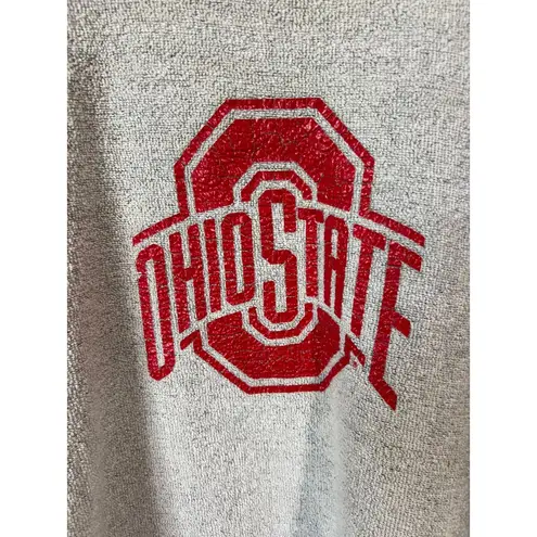 Ohio State Varsity Sweatshirt Gray & Red Large
