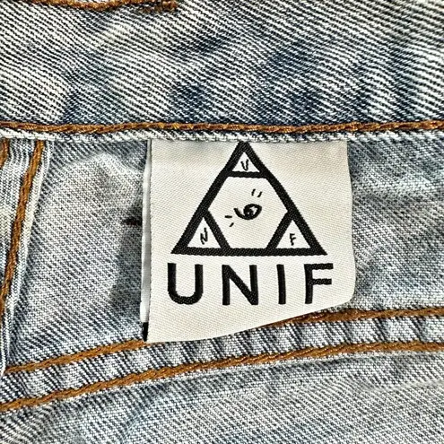 Unif Cutoff High Rise Denim Shorts