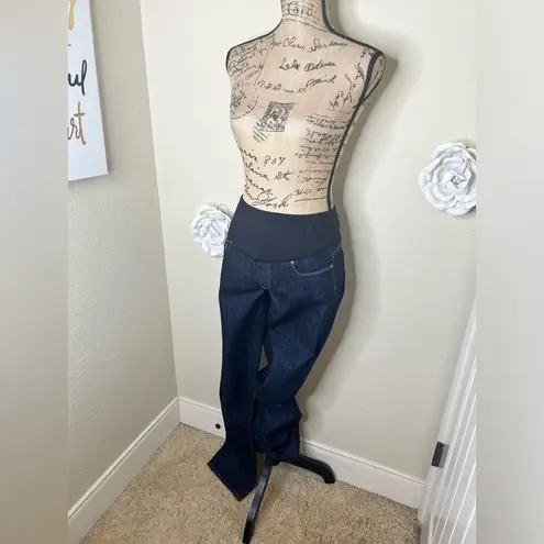 Paige Premium Denim Maternity Melrose Jeans in Dark Blue Size 29