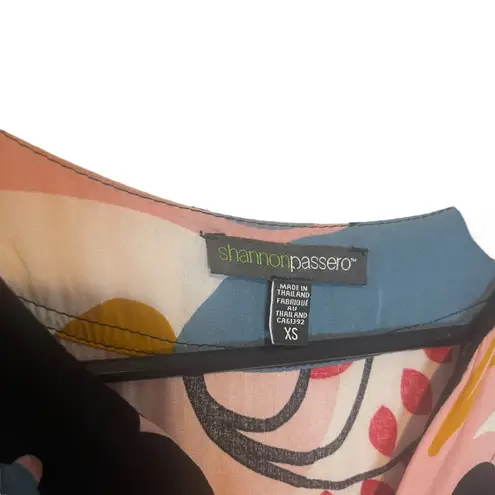 Michael Shannon Shannon Passero Women's Size XS Multicolored Abstract Tunic Top - Image 4