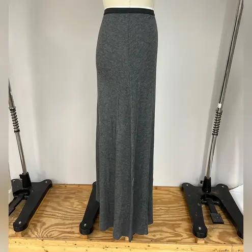 Forever 21 Basic Heather Grey Maxi Skirt L