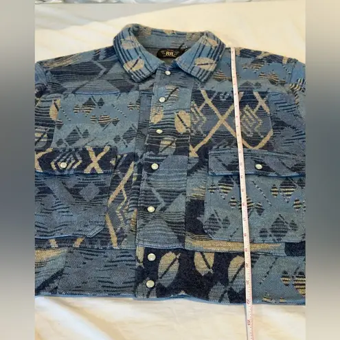 Ralph Lauren RRL Southwestern jacket Wool, linen, cashmere blend N… Blue Size undefined