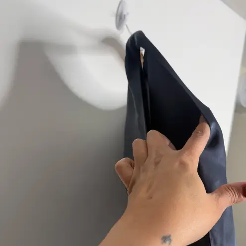 Massimo Dutti NWT Massimo Dutti Studio Satin Co-ord Top Navy Size Medium