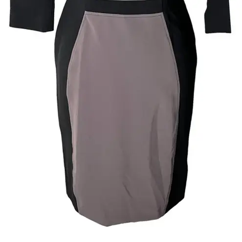 Escada Colorblock Sheath Dress Career Office Business Wear Women’s Size 34/US S Black