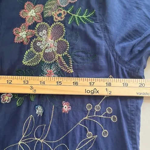 Johnny Was embroidered VINTAGE BUTTON DOWN SHIRT NWT