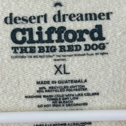 Desert Dreamer Women's Clifford The Big Red Dog Sweatshirt Pullover XL NWOT
