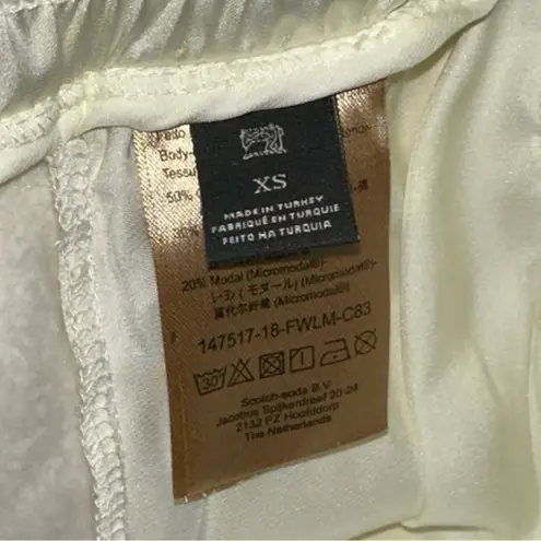 Scotch & Soda Maison Magical Altitudes Women’s XS Cream Ivory Tape Sweat Pants