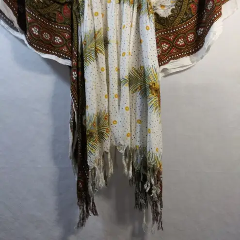 Nakupenda Artgallery Beach Coverup Boho Tassel Size Small