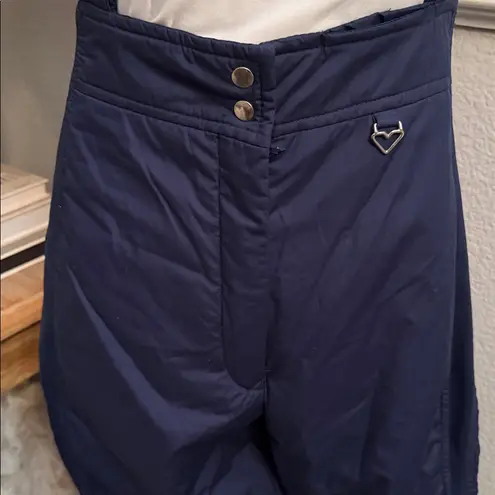 Obermeyer Vintage Applause Blue Snow Bibs Ski Snow Board One Piece Size 10