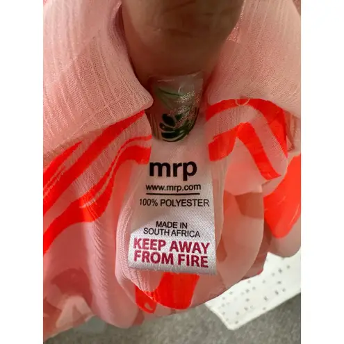 MRP Mr Price Embellished Trim Sheer Tribal Print Kaftan Swim Cover Up One Size Size undefined