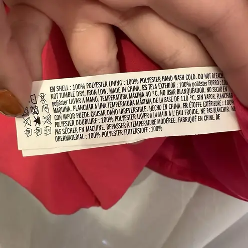 Endless Rose Short Sleeve Blazer Romper Size Medium Fuchsia Pink JJ1673P NWT