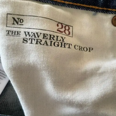 POLO Ralph Lauren Jeans THE WAVERLY STRAIGHT CROP Embellished Military Style 28