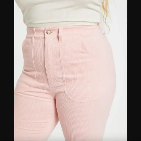 Hammies Powder Pink Corduroy Flare Pants 28"