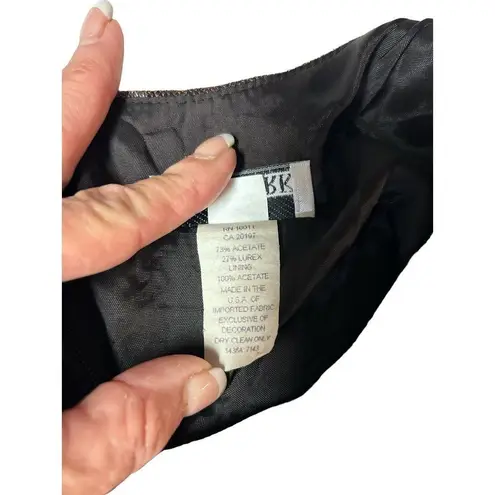 After Dark Copper Brown With Copper Specks Floral Size 16 Sleeveless Note Flaw