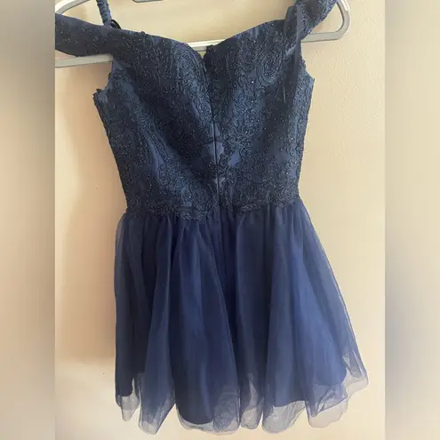 Navy blue HOCO dress