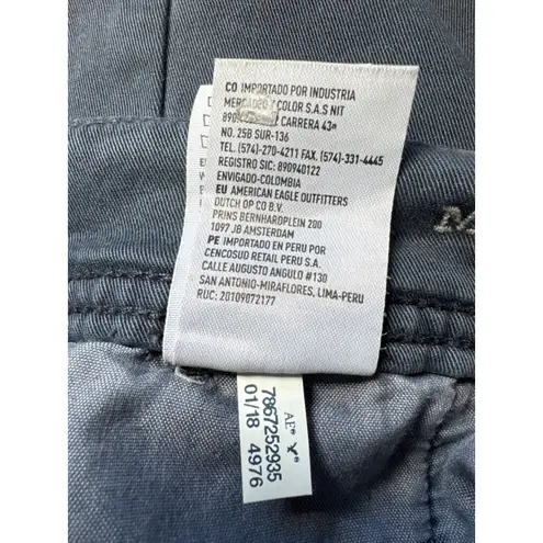American Eagle American‎ Eagle Outfitters Super Stretch MIDI Shorts Womens Size 10 Blue