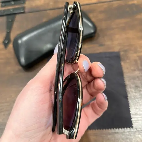 Jimmy Fairly Womens C51 Cellulose Acetate Frame Sunglasses Tortoise Cat eye Case Brown - Image 8