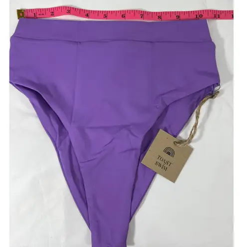 Stone Fox Swim Signature High Waisted Swimwear Bottom in Amethyst XS NWT