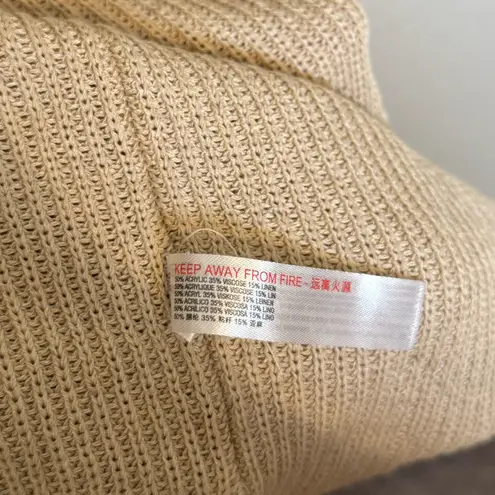 Free People  Beach Linen Blend‎ Long Line Cardigan