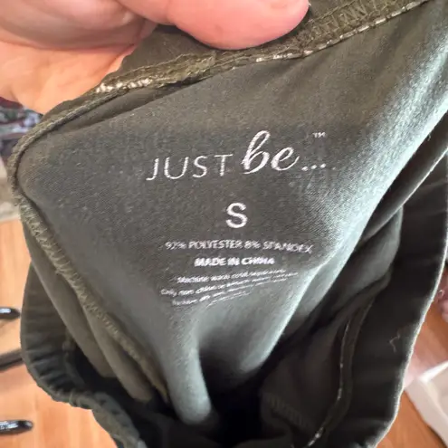 Just Be Small Green Leggings