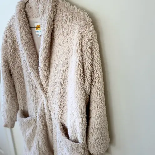 C&C California Faux Fur Light Pale Cream Jacket M