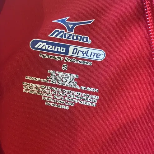 Mizuno Red Performance Pullover Long Sleeve