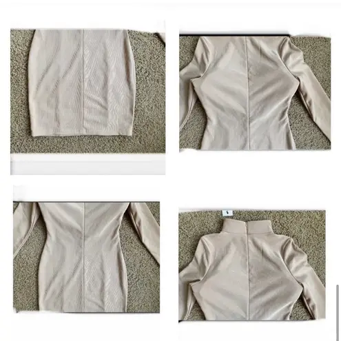 Rare London New high neck cut - out dress Sz L