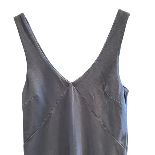 Pact Luxe Jersey Midi Slip Dress Blue Size M