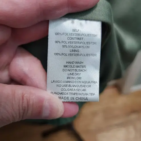 &merci Jacket Womens Size Small Green MJK3818 Snap Button Closure Cozy