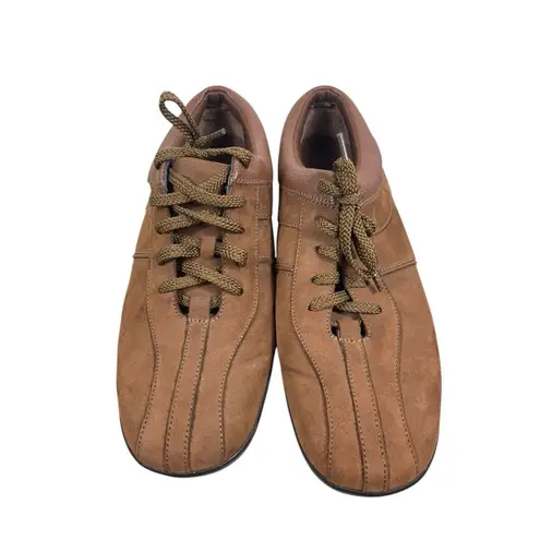 Esprit Easy Women’s Brown Soft Suede Lightweight Tie Casual Loafer Shoes 10M