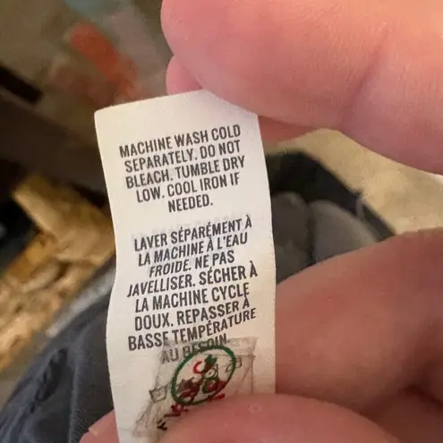 Aerie  High Rise Shorts Cuffed Bow Front Elastic Waist Pull-On Black Size Small - Image 5