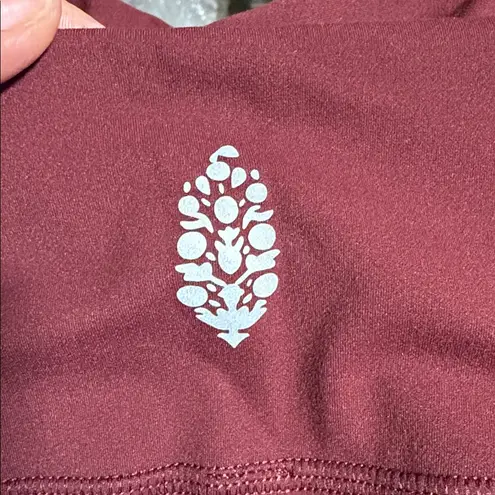 Free People Movement Never Better Flare Pants Red