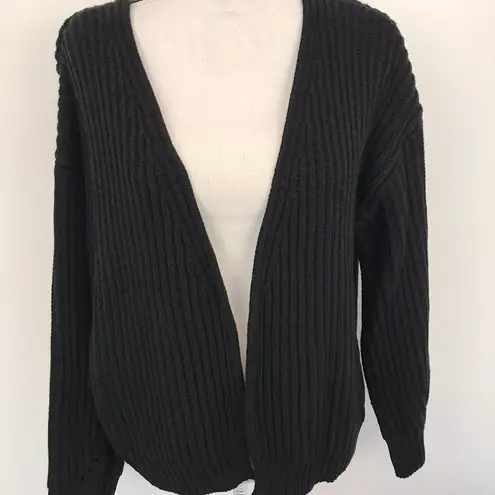 Code x Mode NWT Knit Black Cardigan Sweater Size Large