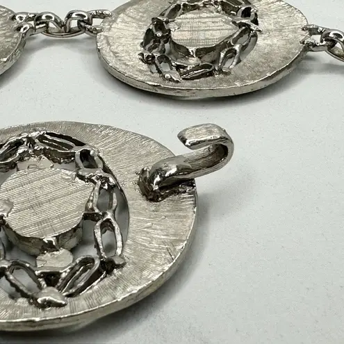 Southwestern Faux Turquoise Concho Chain Belt Small/Medium (S/M) ✨ Silver