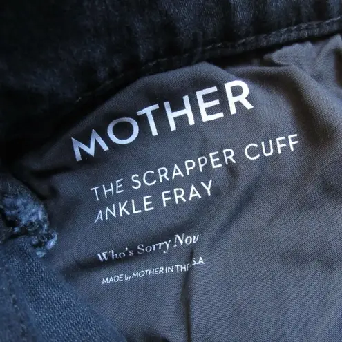 NWT Mother Superior Scrapper Cuff Ankle Fray in Who's Sorry Now Crop Jeans 30