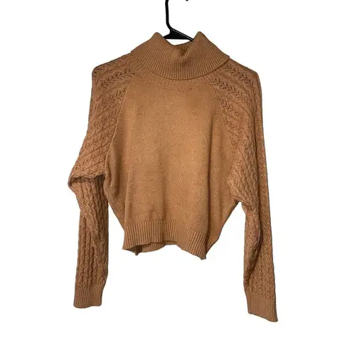 BB Dakota by Steve Madden Put A Wing On It Sweater in Light Camel XSmall Tan Size XS