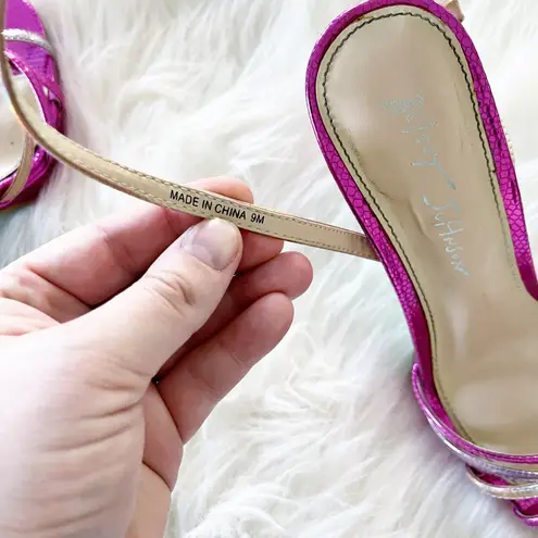 Blue by Betsey Johnson Avah Evening Shoes Pink Size 9