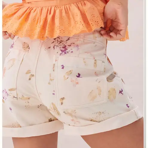 Pilcro ANTHROPOLOGIE The Wanderer Shorts Leaf Print Size 31