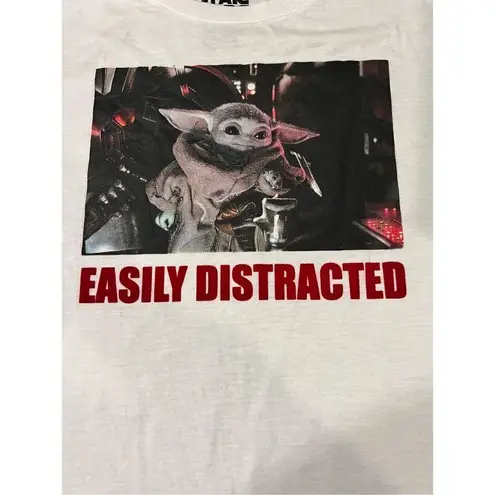 Star Wars baby YODA easily distracted tee