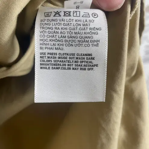 JW Anderson x Uniqlo Tan Shirt Dress Adjustable Waist Cotton Popover XS