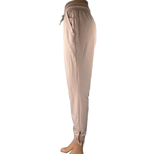 Jaanuu Women's Pink Drawstring High Waisted Jogger Medical Scrub Pants Size XS