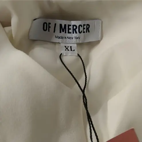 Of / Mercer Womens Blouse XL Beige Sleeveless V