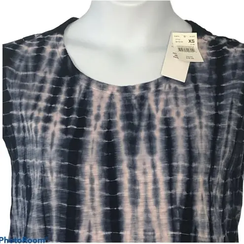 A pea in the pod Maternity Tie Dye Sleeveless Tee XS NWT Blue Pink Summer