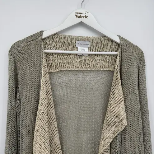 Soft Surroundings Double Layer Boho Open Cardigan Sweater Size XL