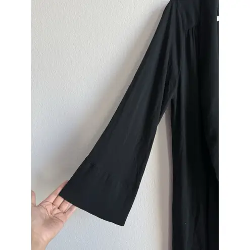 Soma Women's Cool Nights Short Robe Black Small/Medium