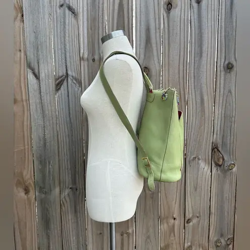 Terrida Murano Collection Aurora Square Backpack Bag Green